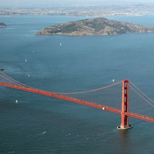 Islands, The Golden Gate Bridge, Ocean