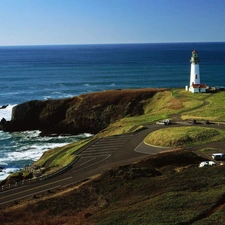 Way, Coast, Lighthouses