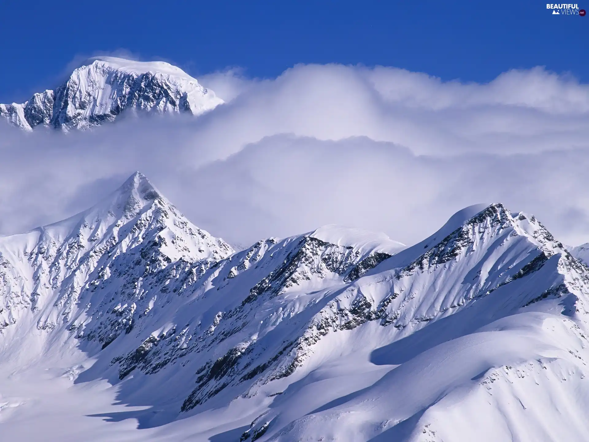 Alaska, winter, Mountains
