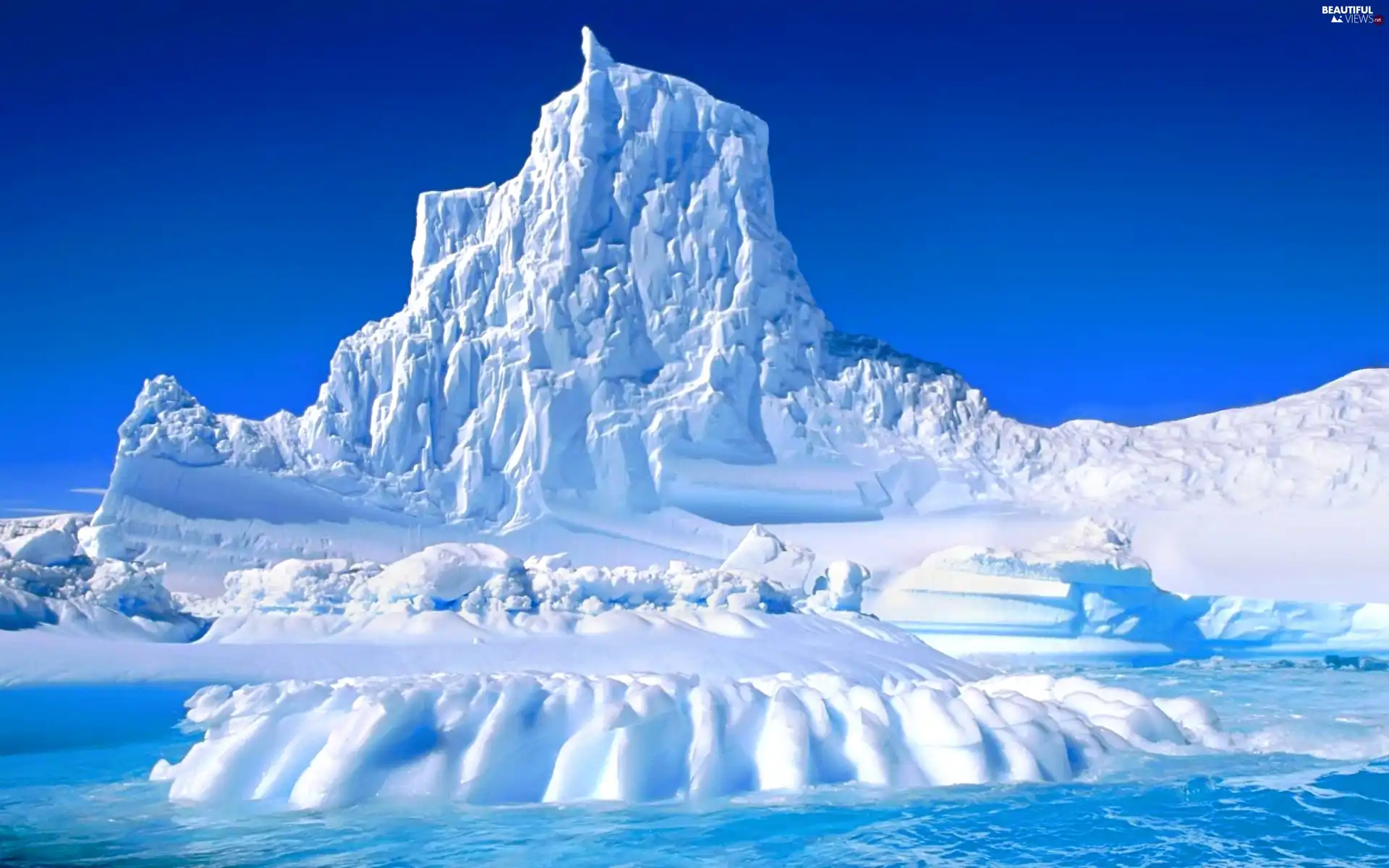 Antarctica, mountains, Ice