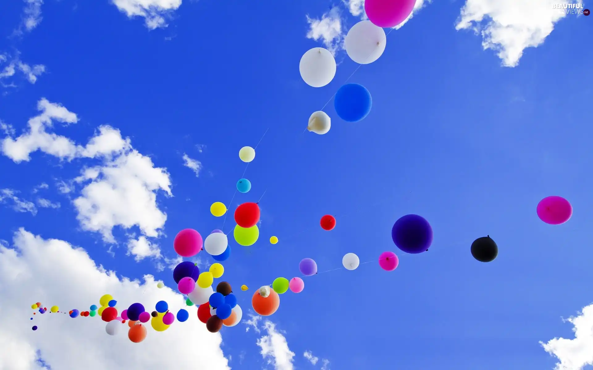 clouds, Balloons