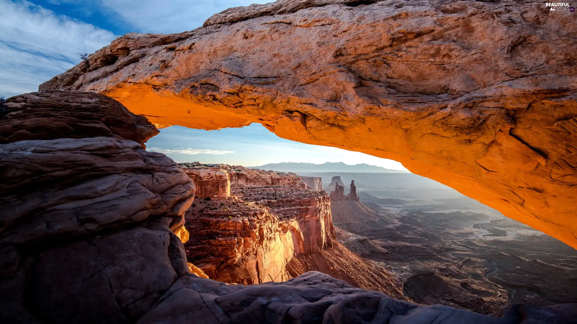 Canyonlands National Park, The United States, rocks, Rock Arch, canyon, Utah State
