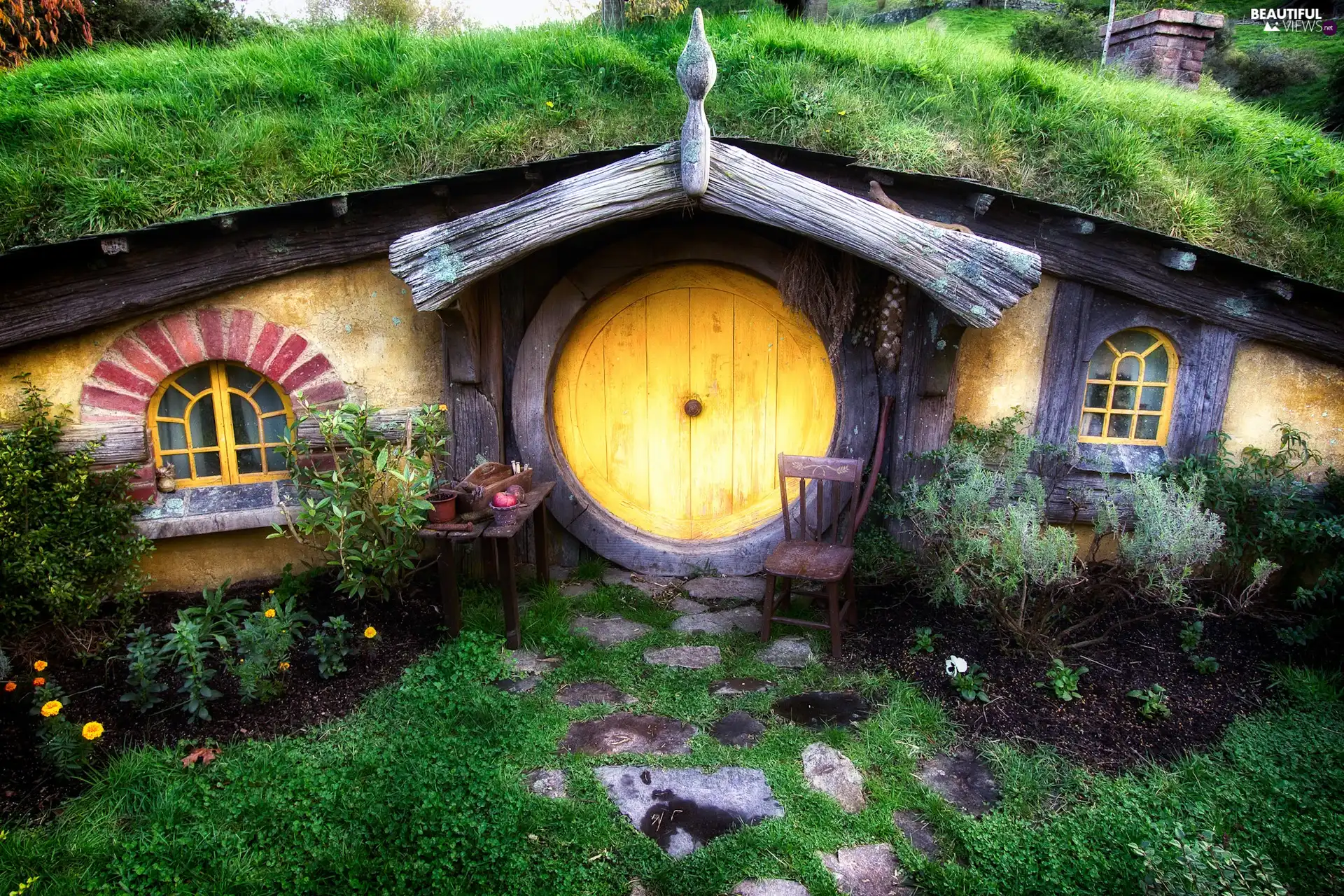 Home, Hobbit, garden, Terrestrial