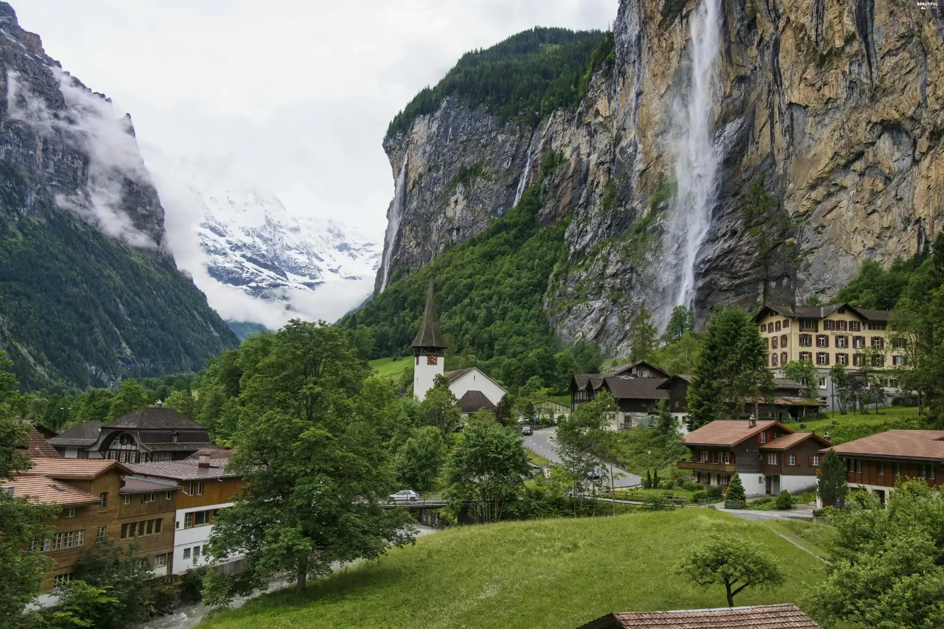 Switzerland, ##, mountains, Town