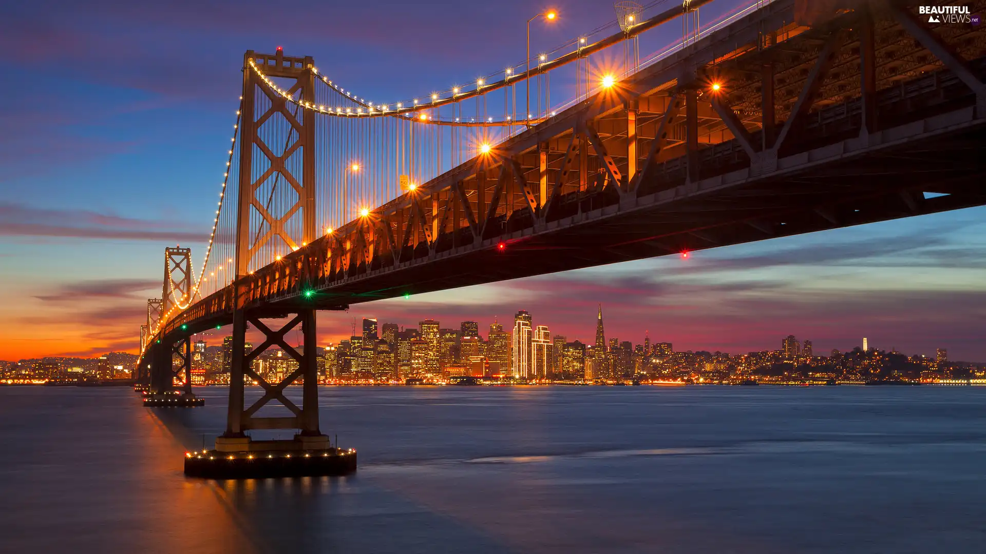 San Francisco Bay, Great Sunsets, San Francisco, San Francisco-Oakland Bay Bridge, The United States