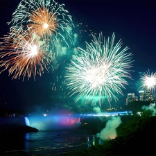 Artificial, Niagara Falls, Canada, Fires