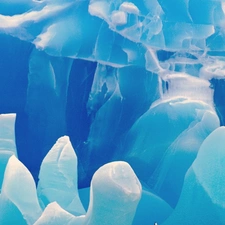 Mountains, Antarctica, cave, ice