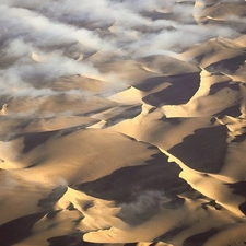 clouds, Namibia, Desert