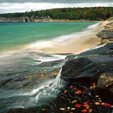 Coast, sea, rocks