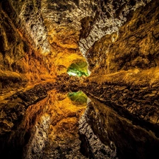 Cueva de los Verdes Cave, Canary Islands, Island of Lanzarote