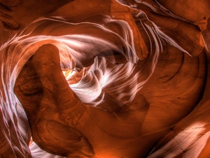 sun, Antelope, luminosity, ligh, canyon, flash, america