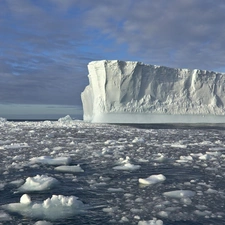 Kry, Iceberg, sea