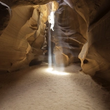 cave, light breaking through sky