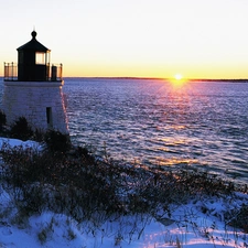 Great Sunsets, Coast, Lighthouses