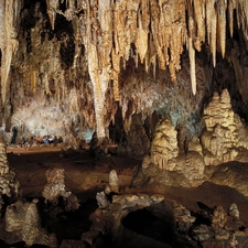 cave, stalactites, People, hanging