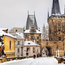 winter, Prague