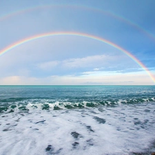 sea, Great Rainbows