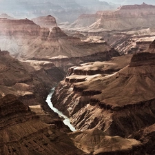 canyon, River