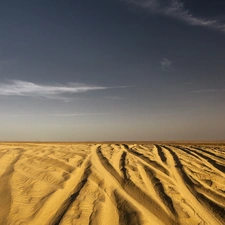 Sky, Desert, Sahara, Sand