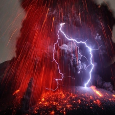 Sakurajima Volcano, Storm, Kyushu, eruption, Island