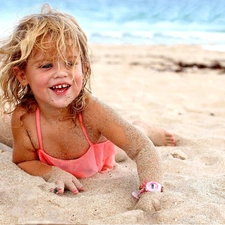 Sand, girl, Beaches