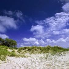 Beaches, Dunes, Sky, Sand