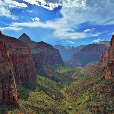 canyon, Sky