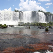 impressive, waterfall, Sky, Big