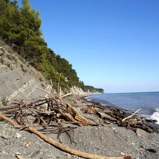 sea, clean, Sky, coast