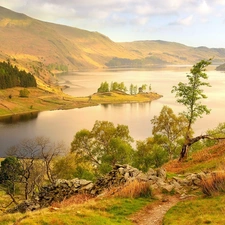 Stones, Mountains, River