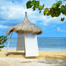 Tent, Beaches, sea