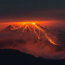 Lava, volcano