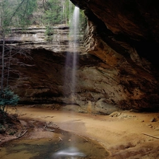 cave, water