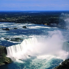 Niagara Falls, wide, waterfall