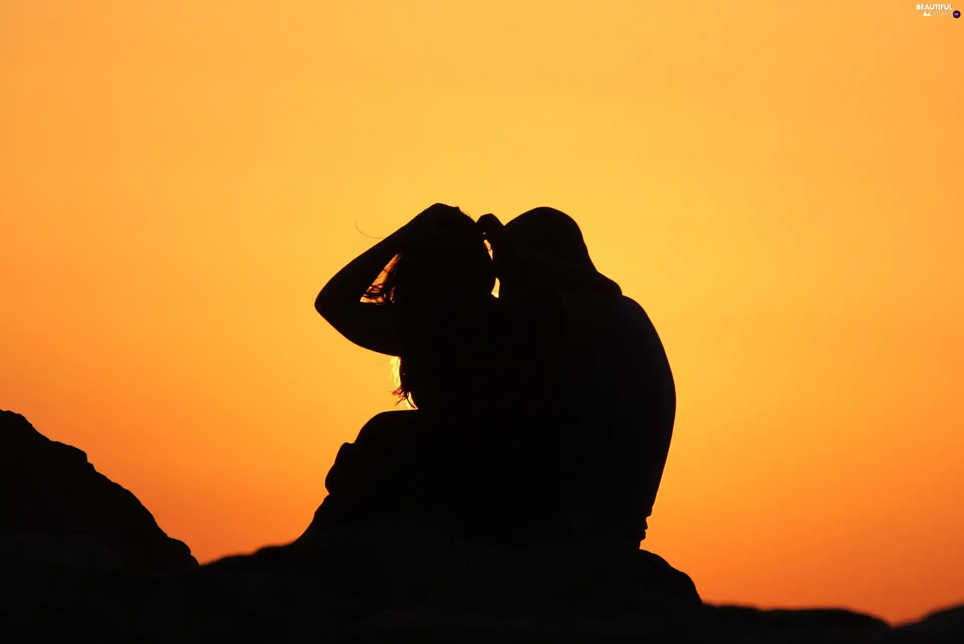 Great Sunsets, Women, a man