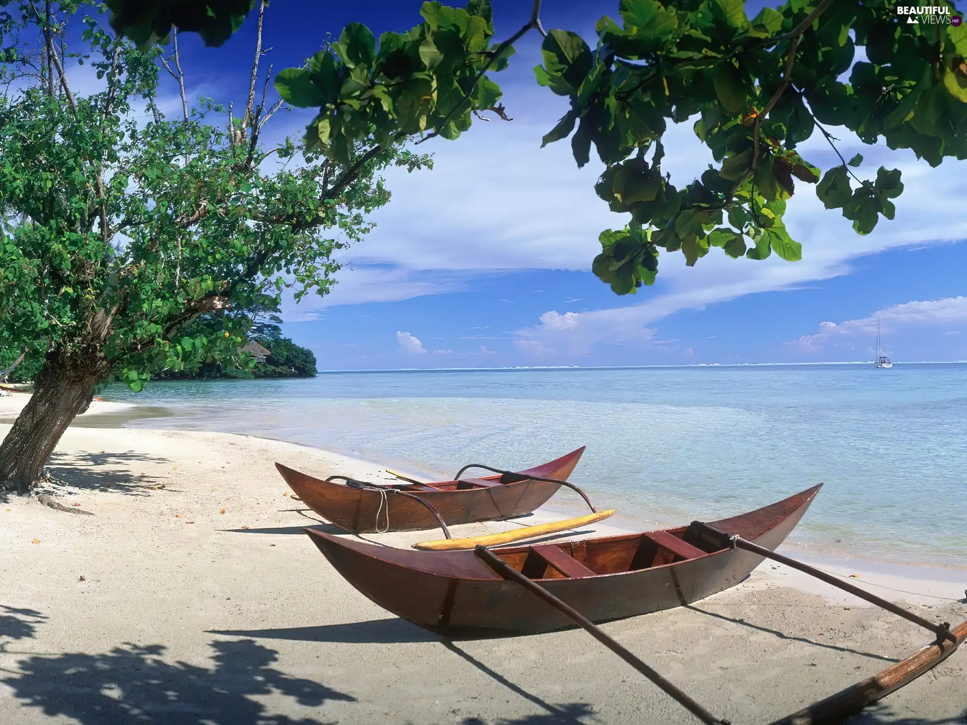 Beaches, Island, boats