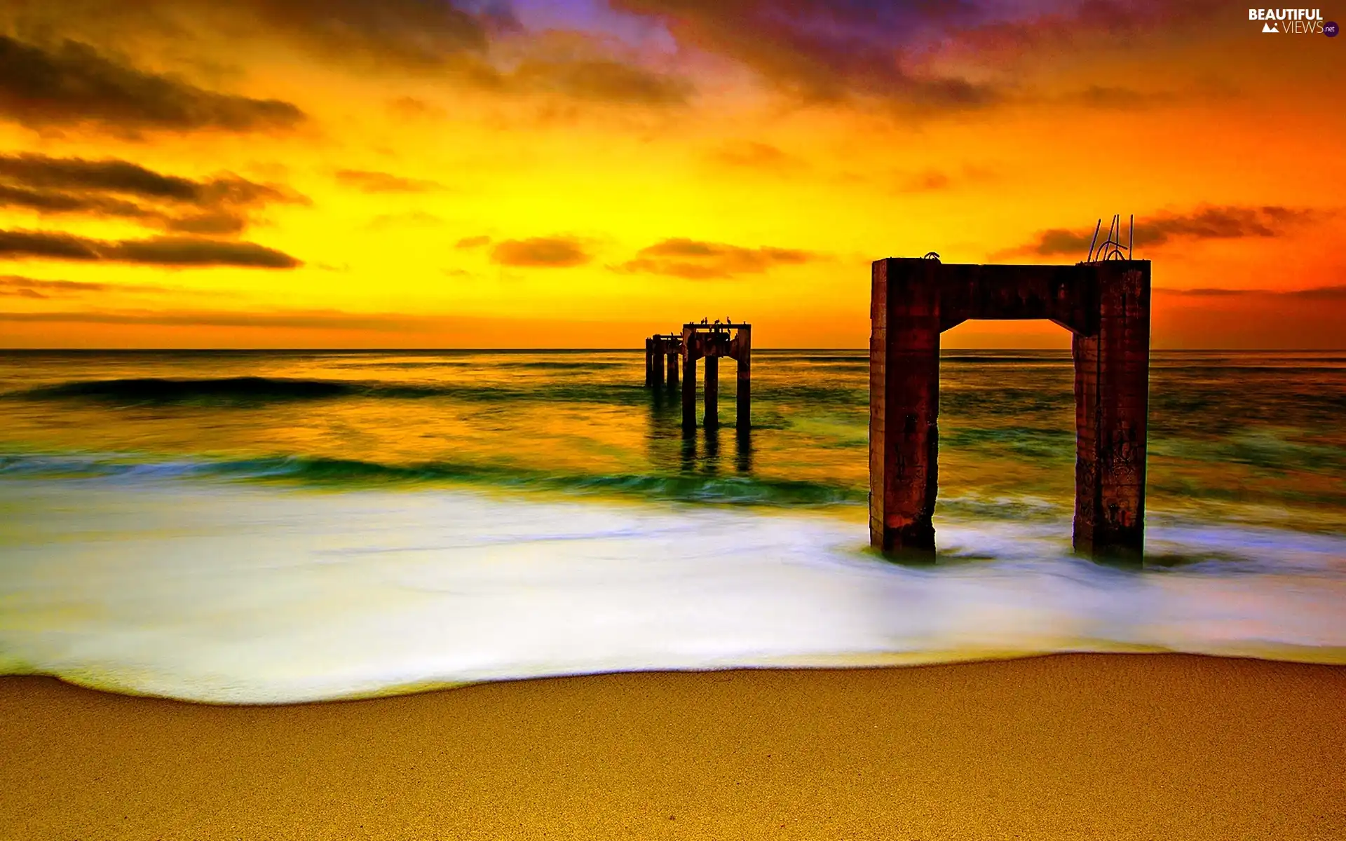 Great Sunsets, sea, Beaches