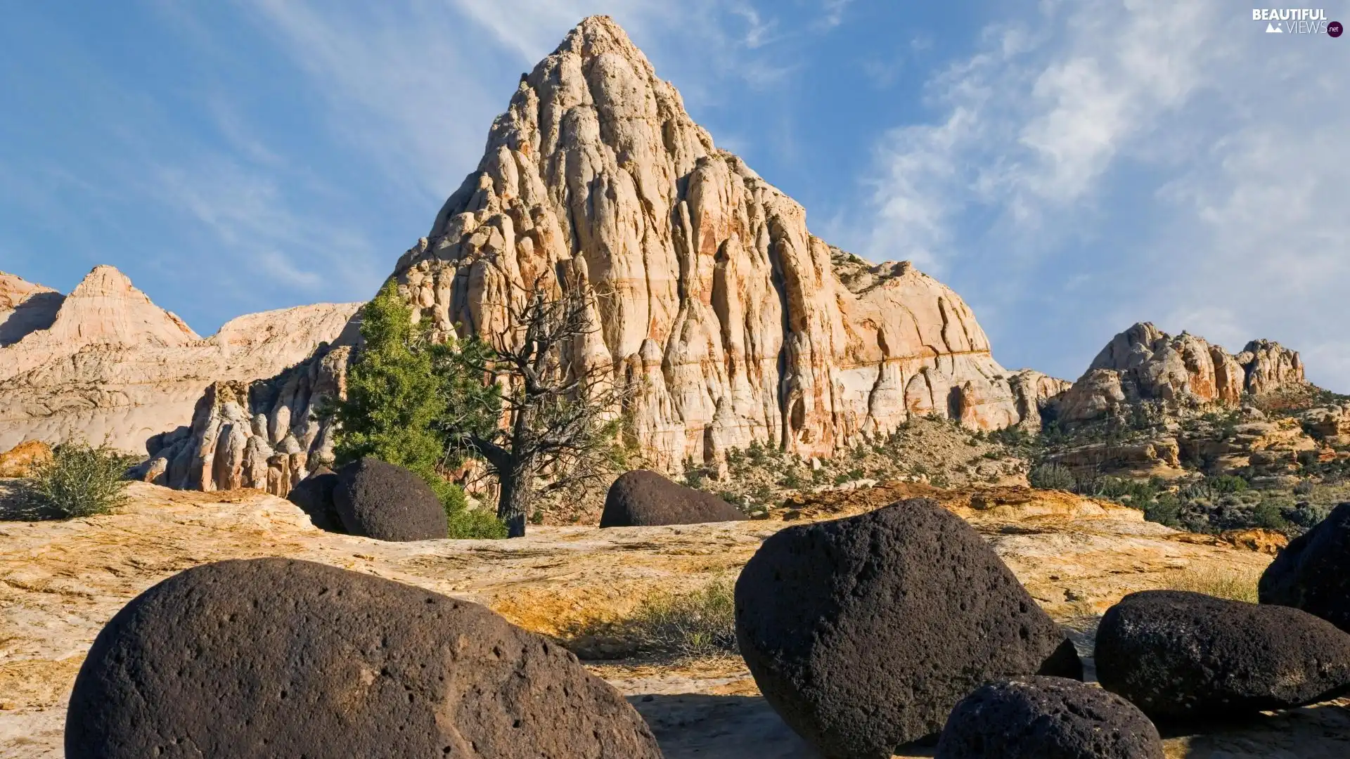 boulders, Mountains, Rocky