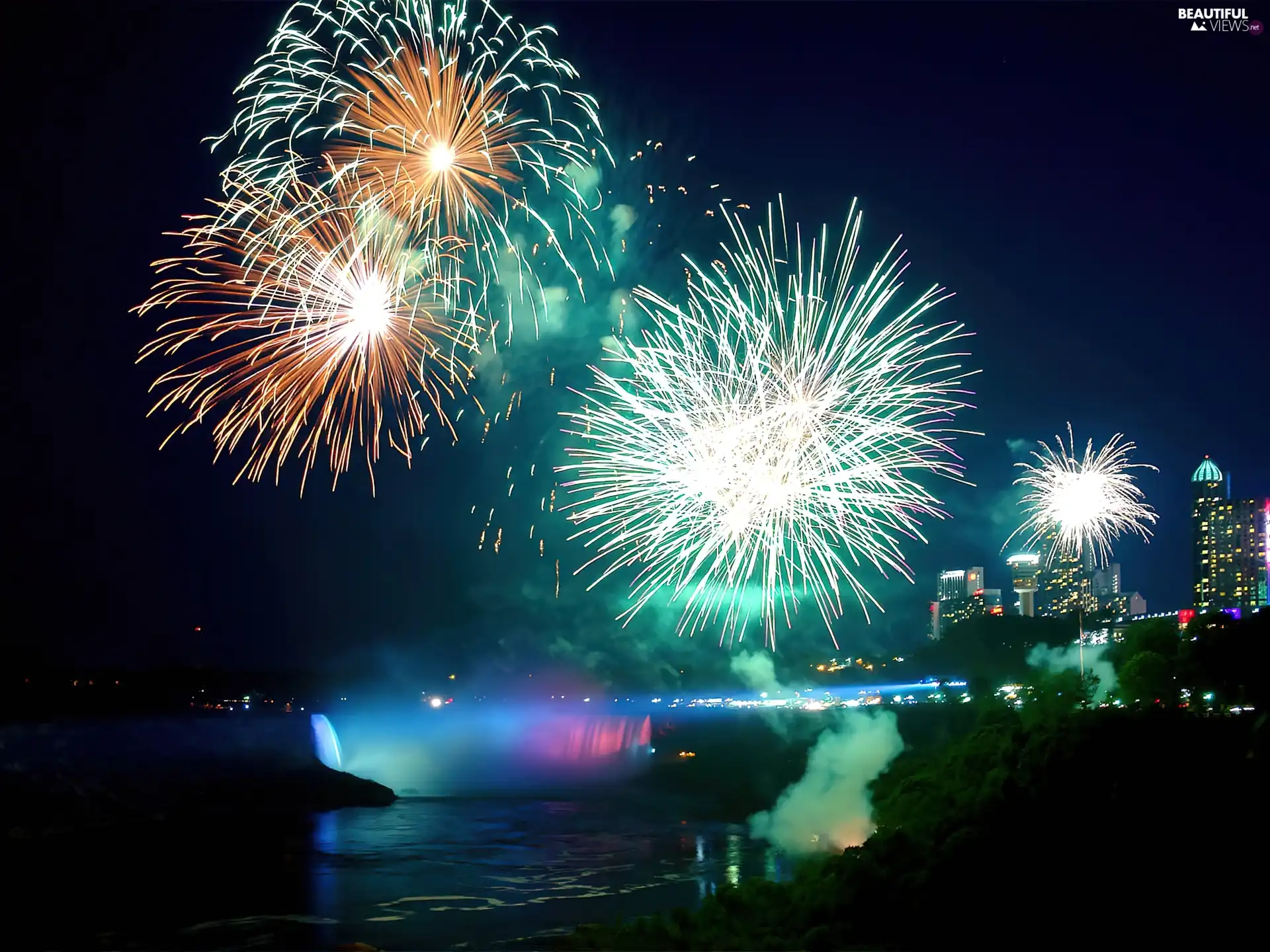 Artificial, Niagara Falls, Canada, Fires