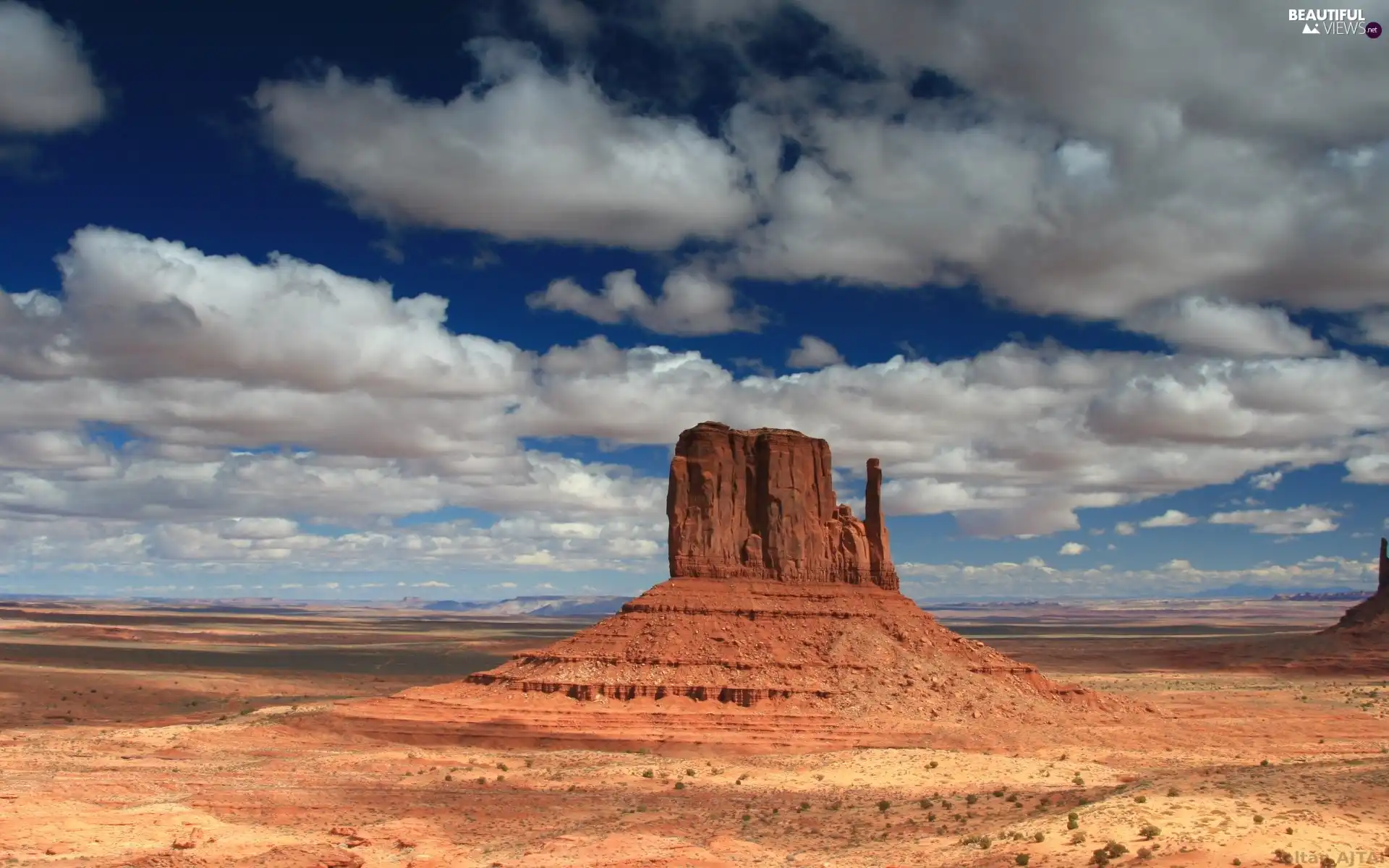 canyon, Sky, clouds