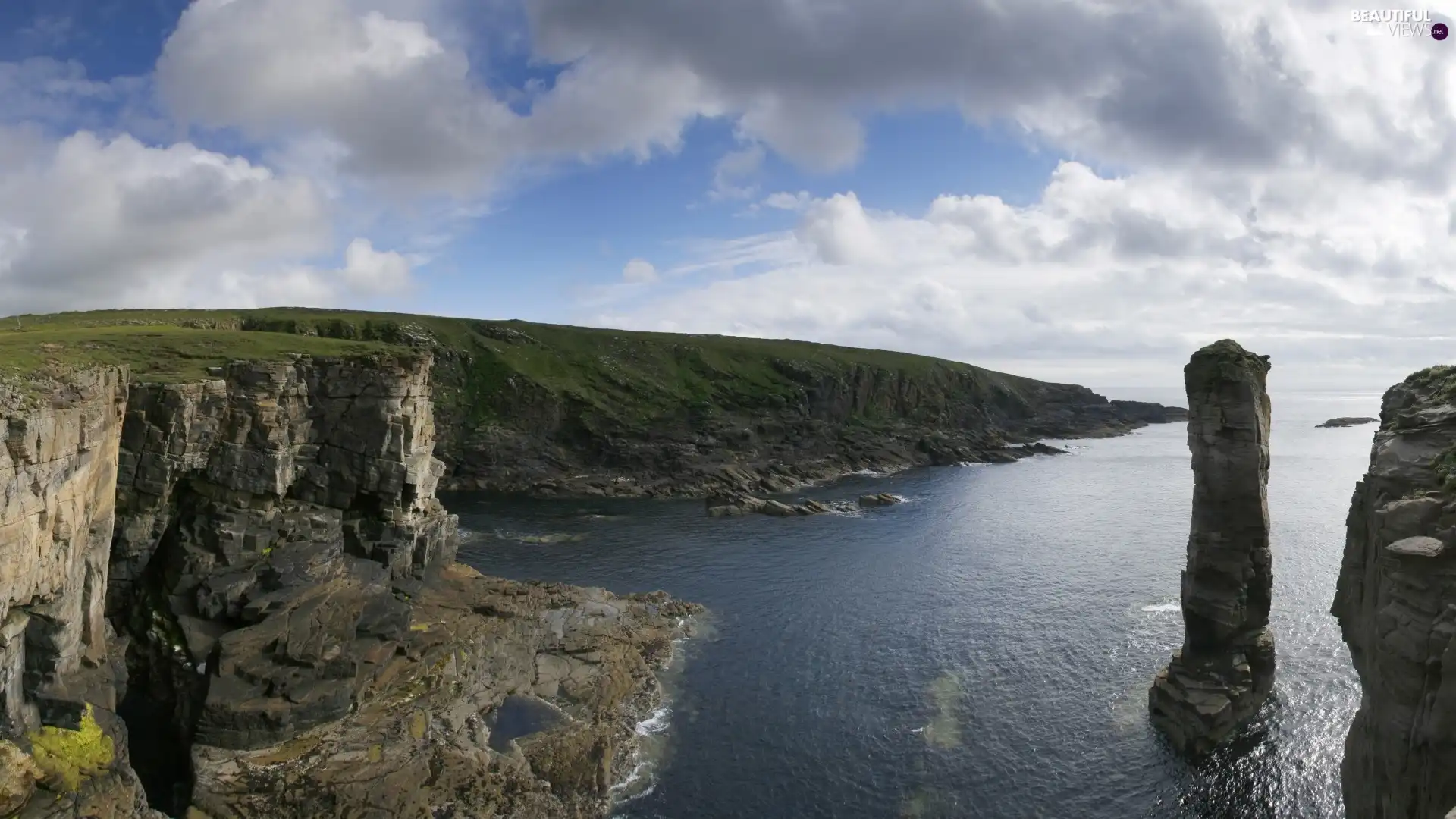 rocks, cliff