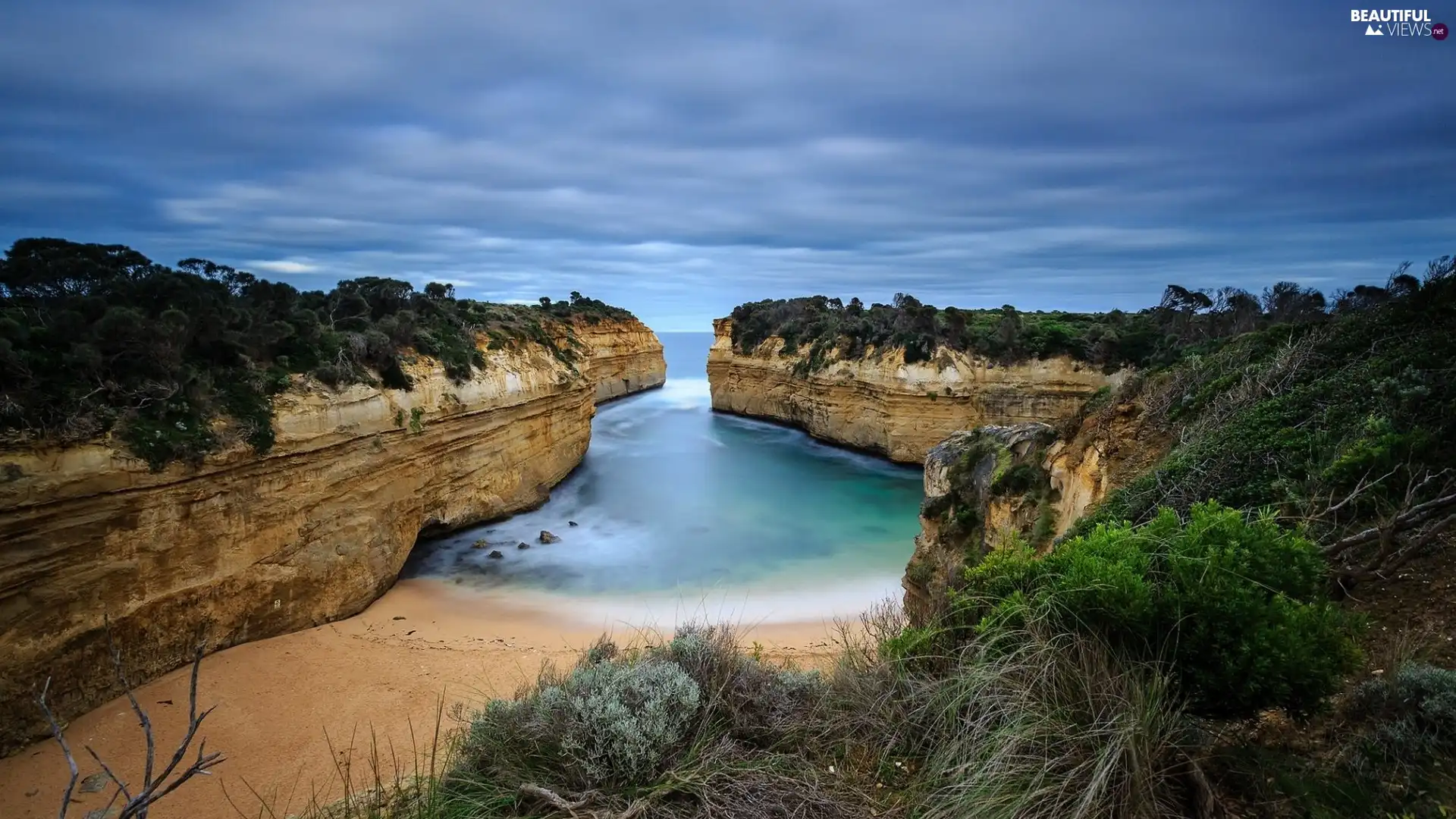 sea, Cliffs