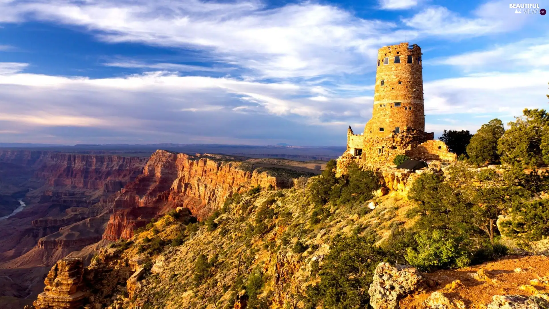 clouds, Grand, canyon