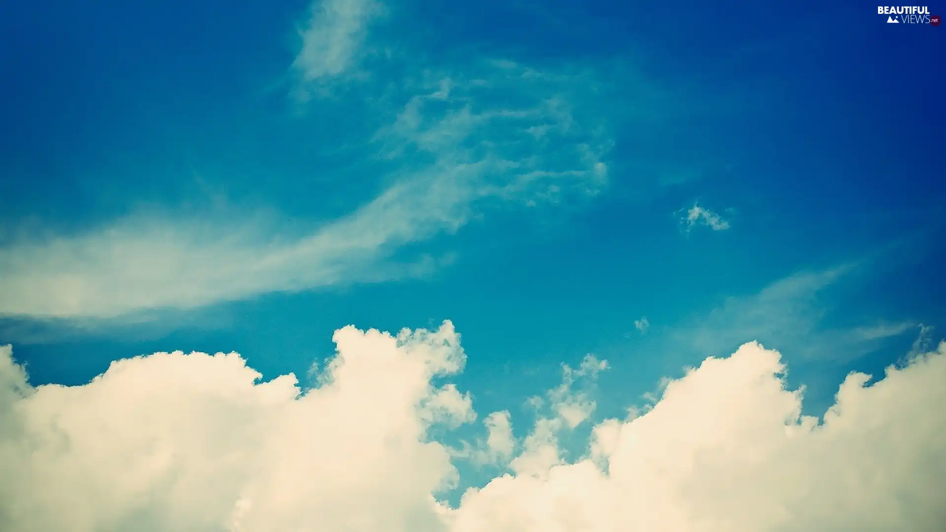 clouds, blue, Sky