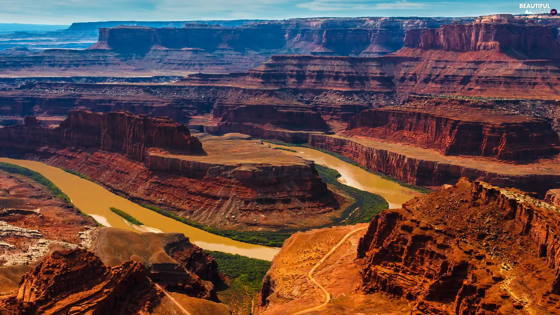 Utah State, The United States, rocks, State Park Dead Horse Point, The Colorado River