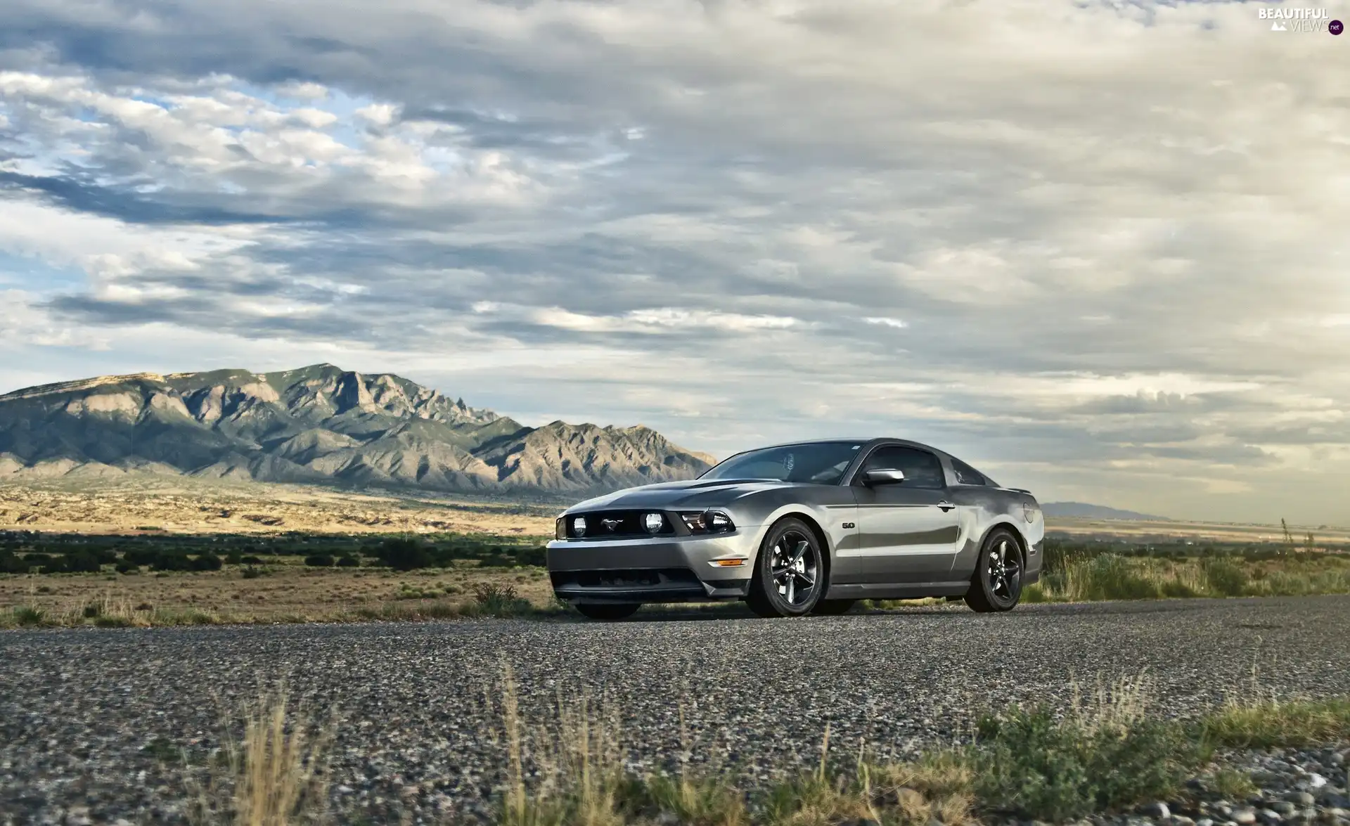 Ford, Way, Desert, Mustang