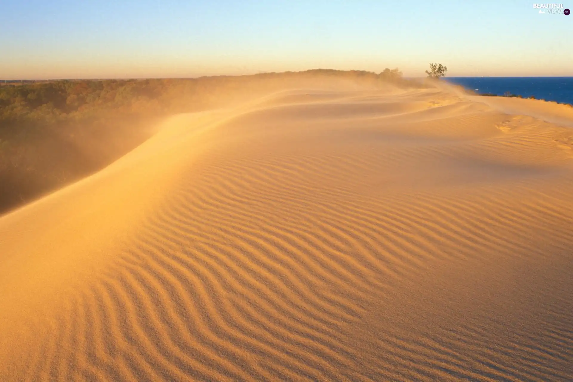 Dunes, Desert, america, North, Indiana