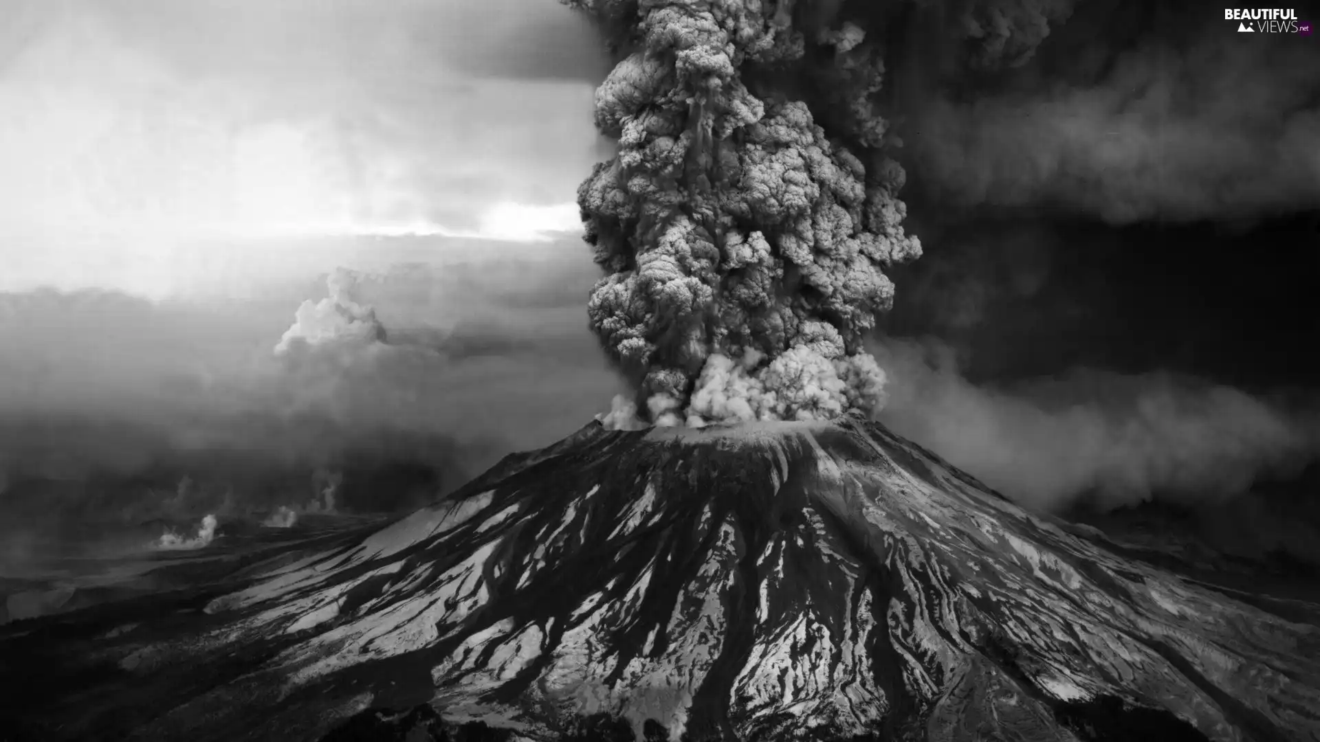 dust, volcano, Cloud