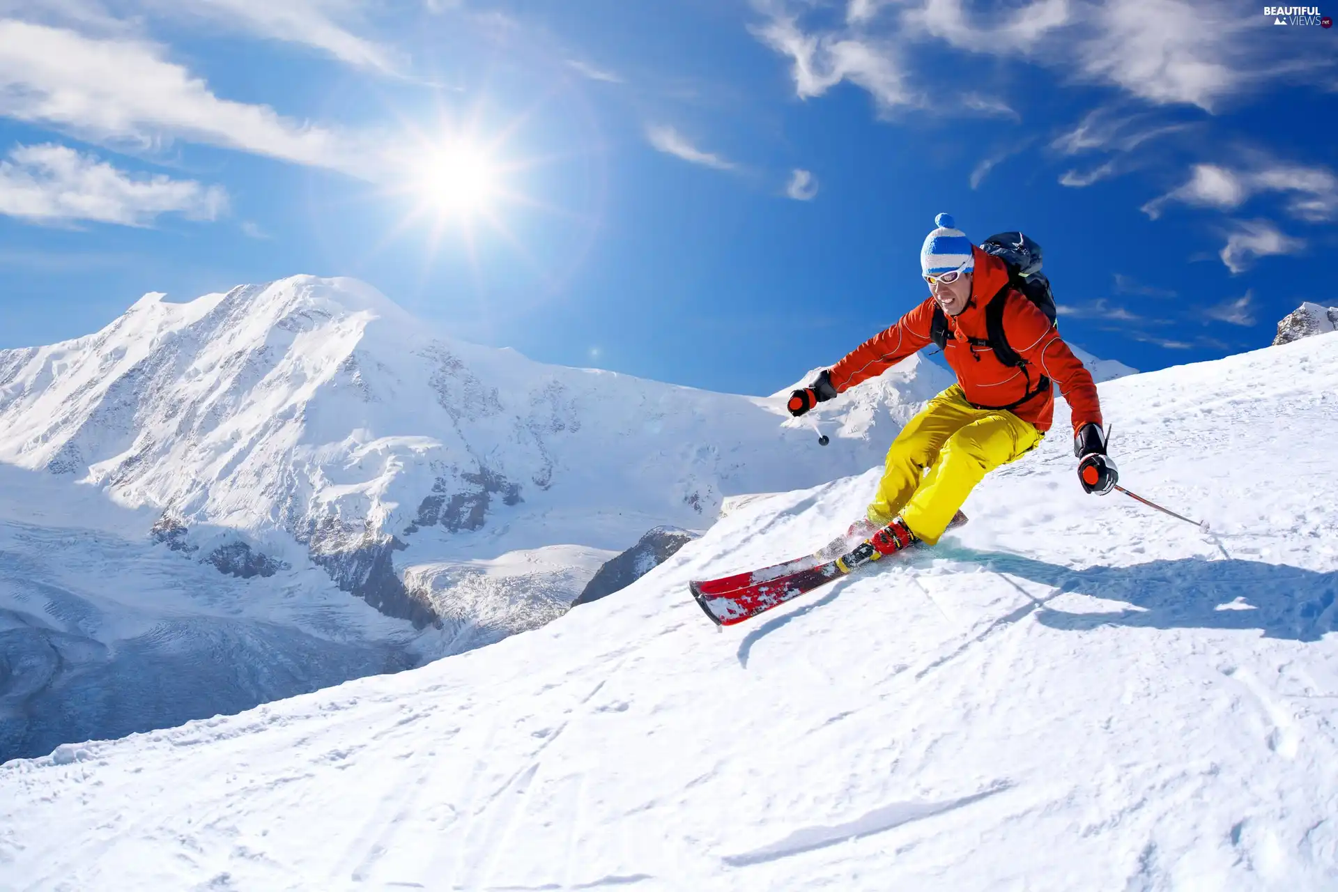 skiing, Extreme Sport, winter, Skier