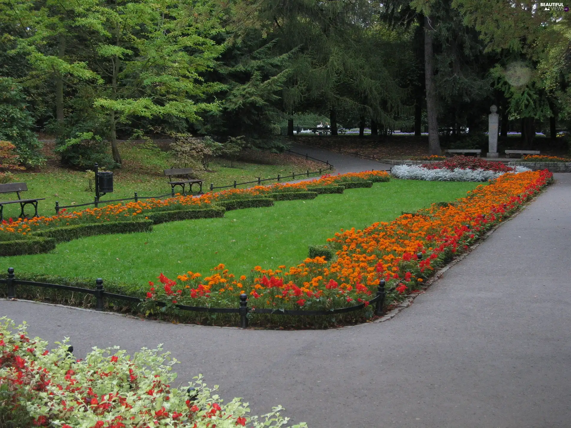 Park, Flowers